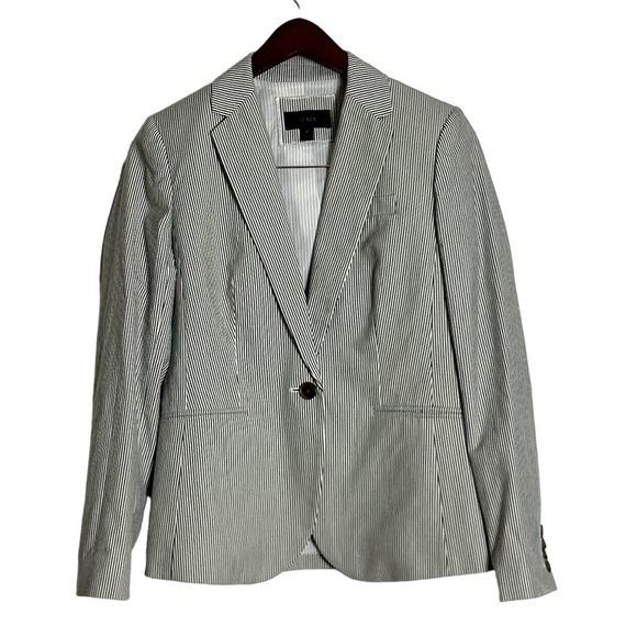 J Crew Campbell Striped Blazer Size 4 - Picture 1 of 11
